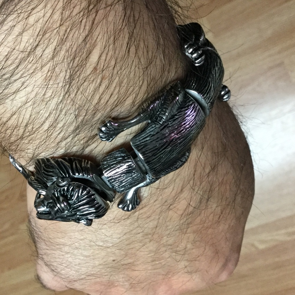 Lion bracelet stainless steal